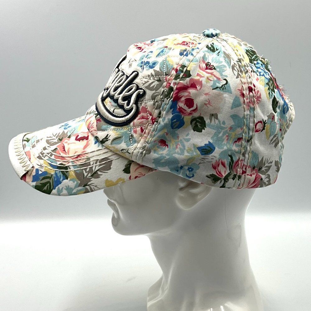 Robin Ruth Distressed Los Angeles Floral SnapBack hat - Picture 5 of 9